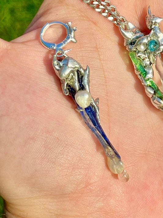 Dangling Earring – Blue Lagoon